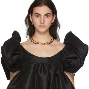 NUMBERING gold figaro necklace #5723